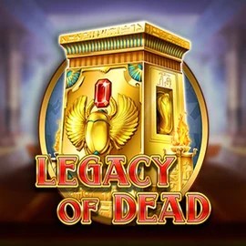 Legacy of Dead logo by Play'n GO at Lanista Casino