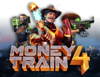 Money Train 4 slot logo by Relax Gaming at Lanista Casino